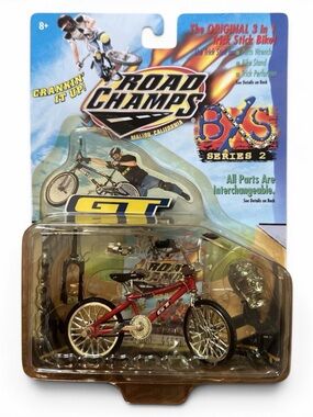 ROAD CHAMPS BXS SERIES 2 GT TOUR BMX BIKE 2000 VINTAGE COLLECTOR TOY NEW RARE